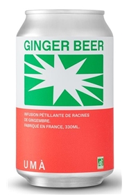 UMA GINGER BEER BIO BOITE 33CL X12