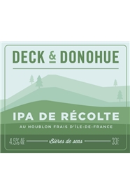 DECK & DONOHUE IPA RECOLTE 4.5° F30